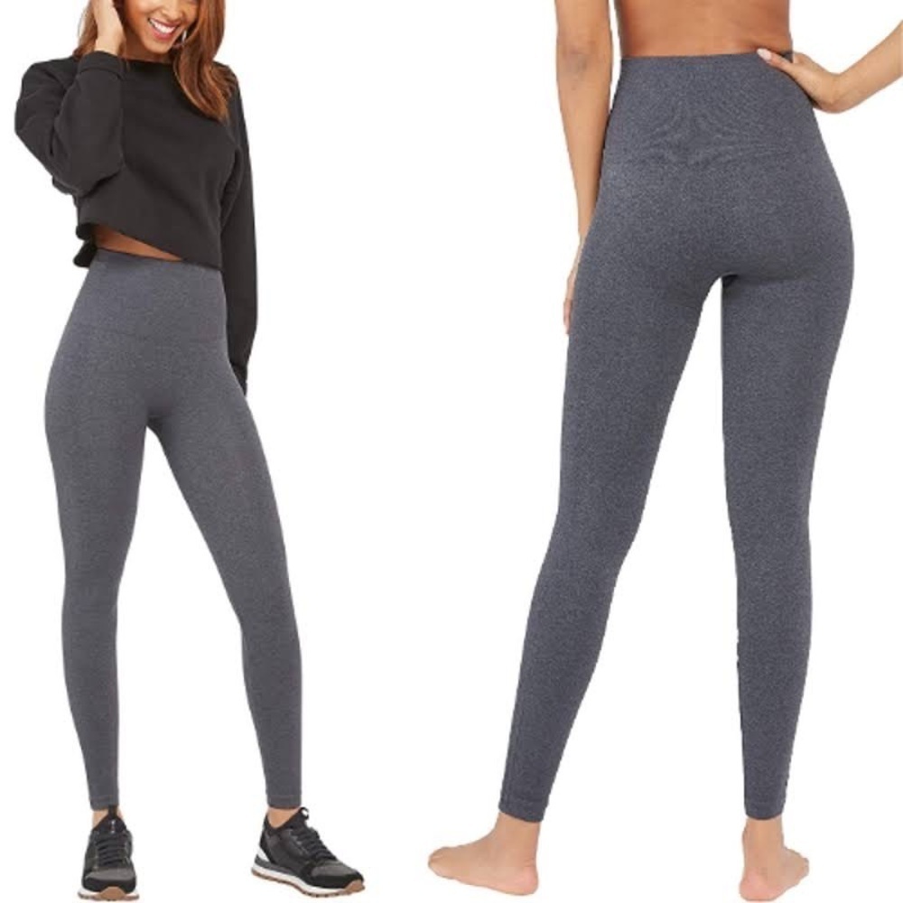 Spanx Look at Me Now Seamless Gray Legging Full length